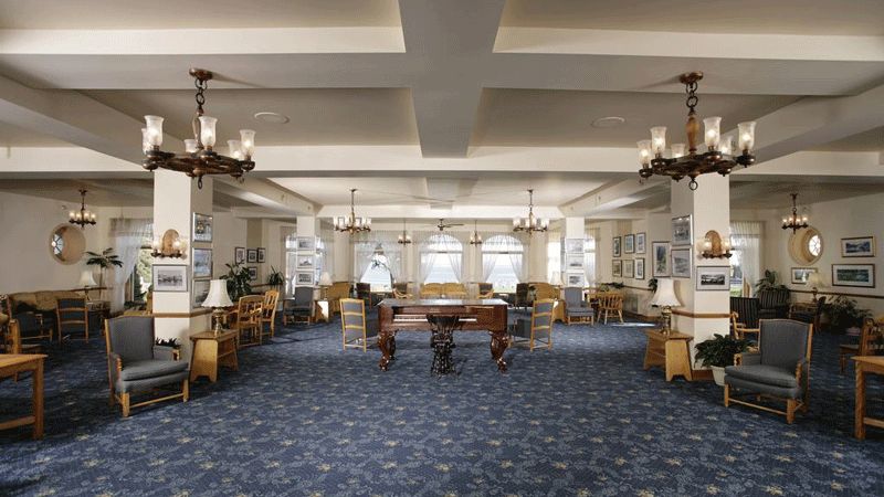 Lobby Hotel Tadoussac