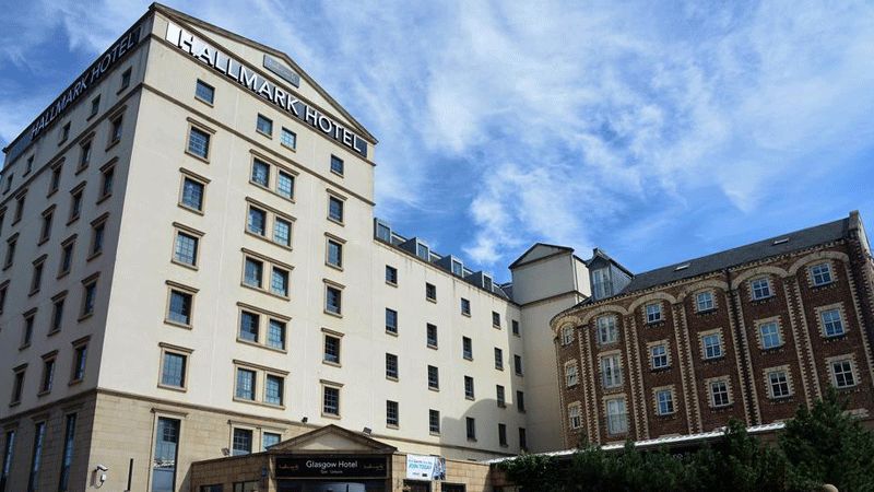 Utsida Hotel Hallmark Glasgow