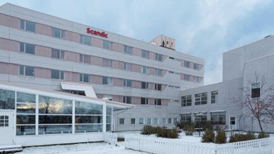 Utsida Hotel Scandic Kirkenes